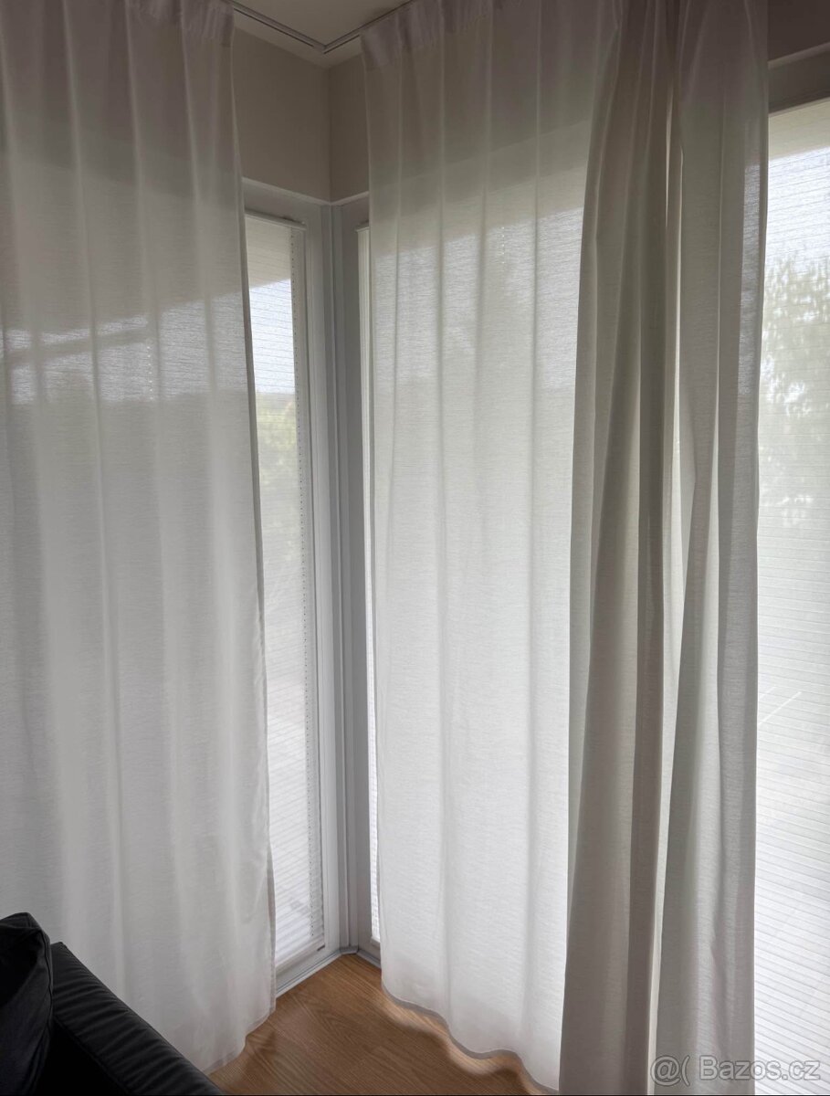 Záclony ikea 257x 145 cm