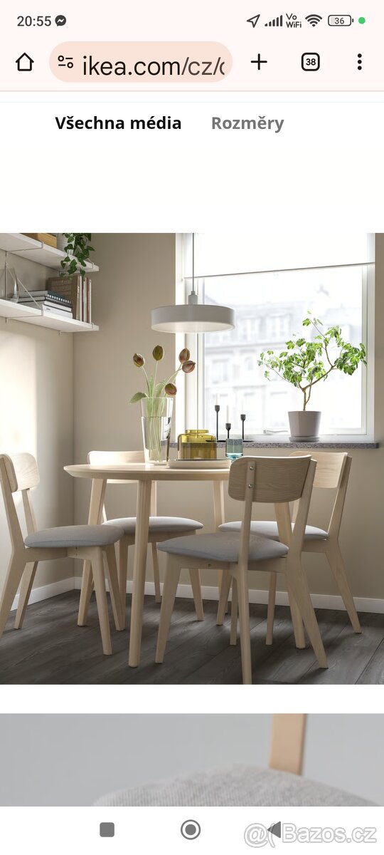 Jídelní sestava z Ikea