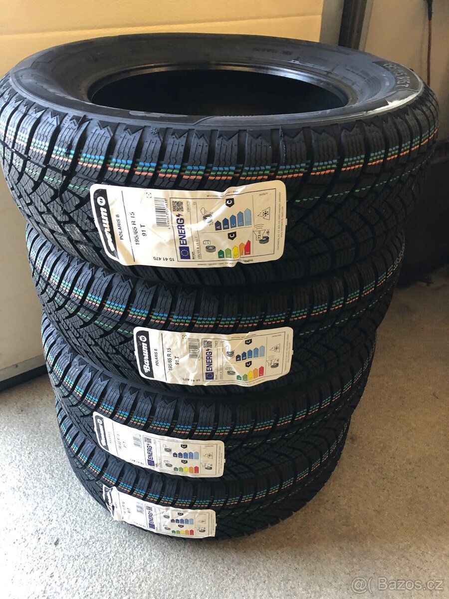 Nové zimní pneu 195/65 r15 Barum