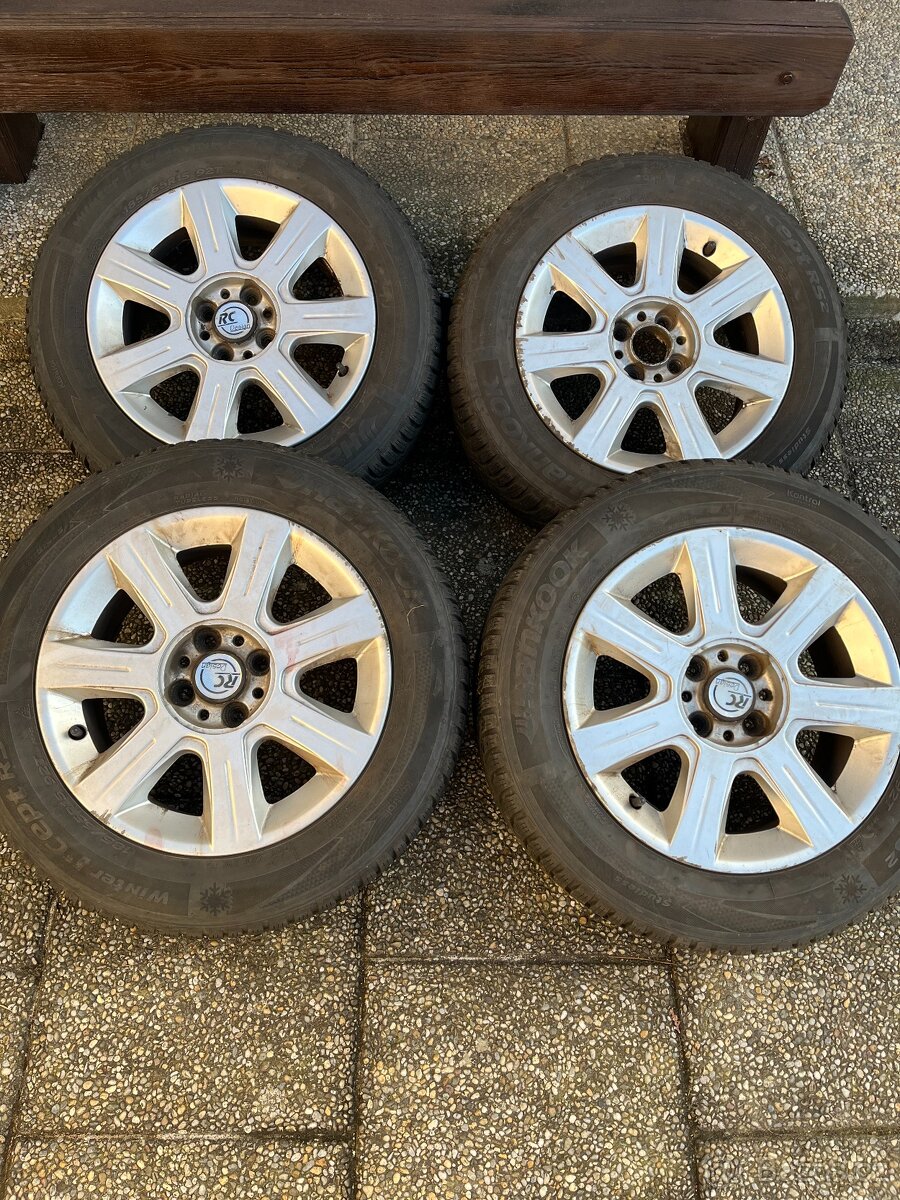 Prodám disky 15" RC Design + zimní pneu 185/65 R15 92T
