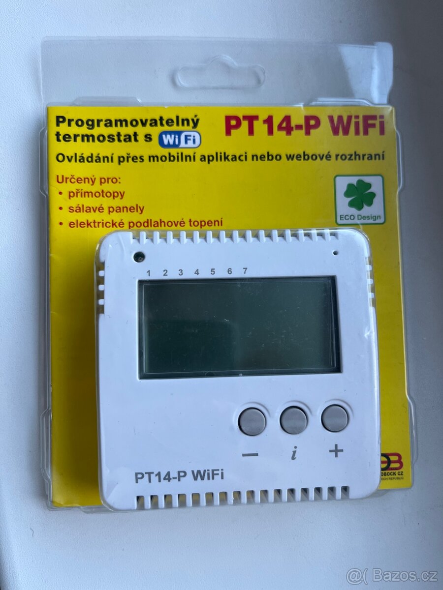 Elektrobock Termostat s wifi PT14-P 2leta zaruka