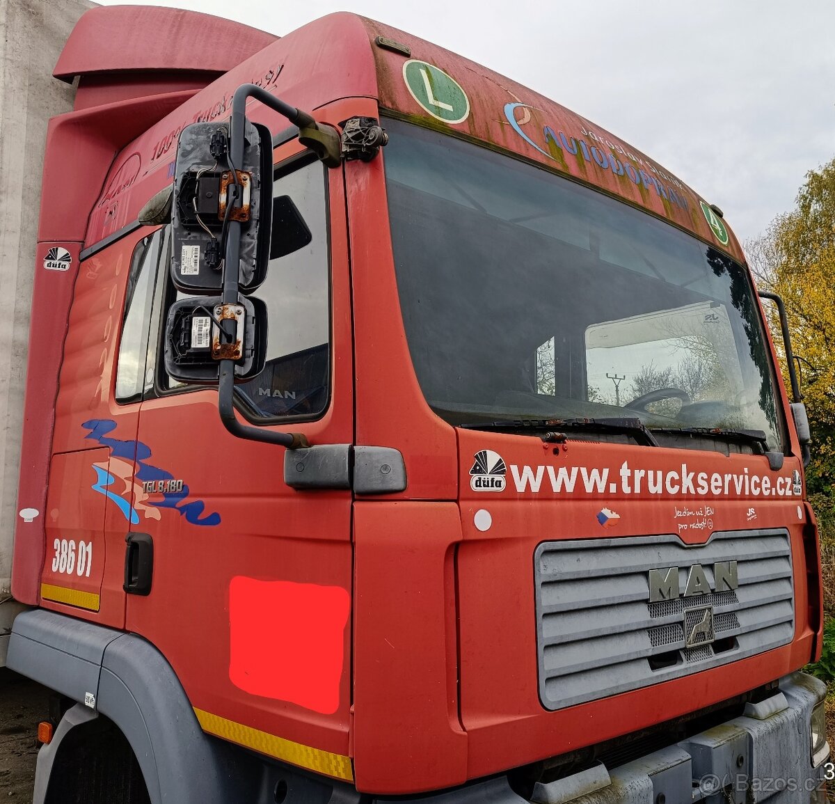 kabina MAN TGL r.v.2007 dlouhá, vysoká, nebouraná 
