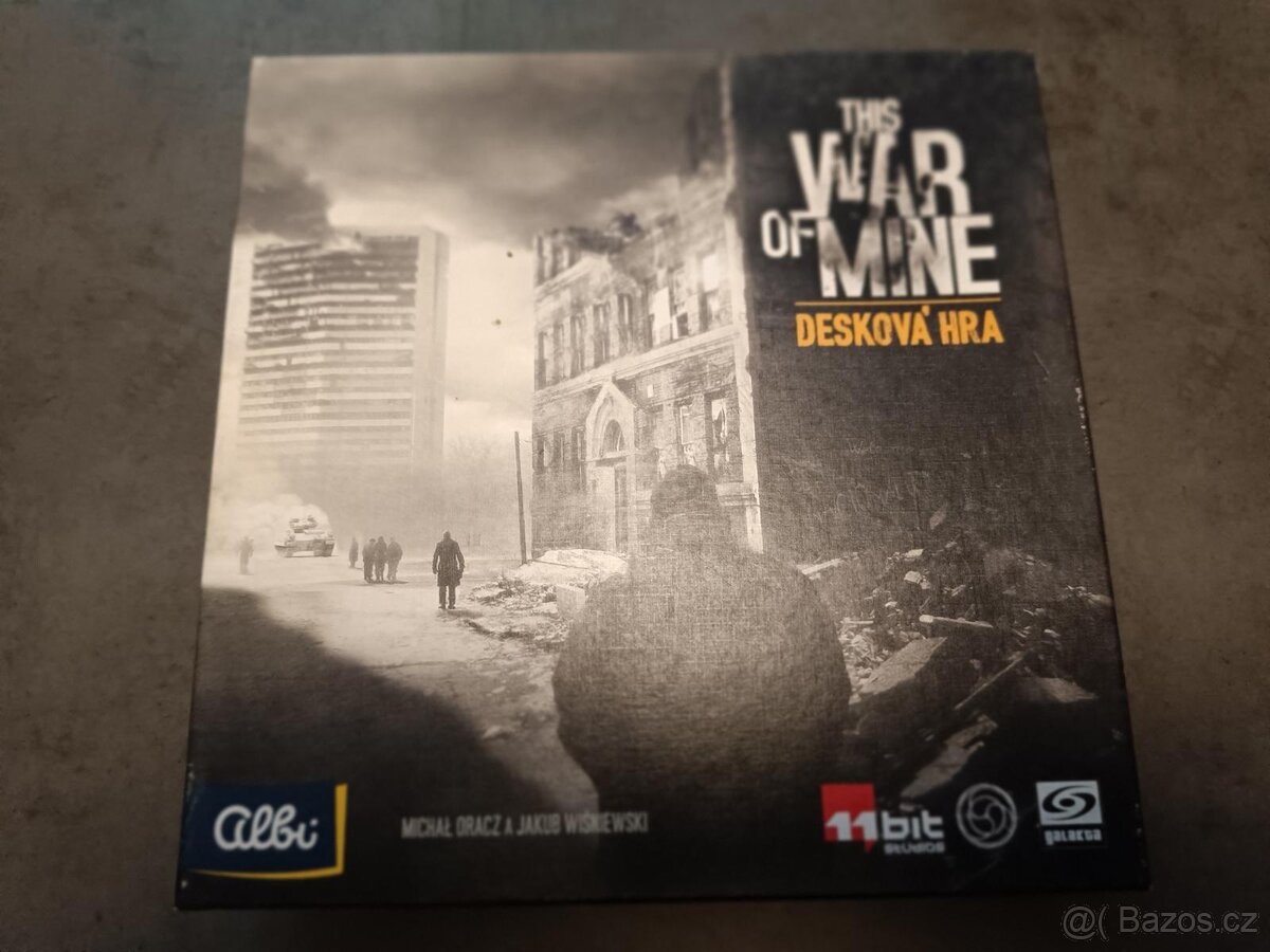 This War of Mine – desková hra (kompletní, CZ verze)