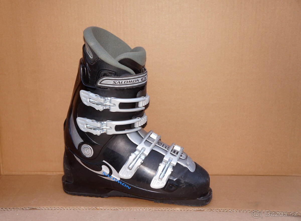 Lyžáky 43,5 Salomon vel. 28 až 28,5 (9,5UK ; 43,5EU), bezva