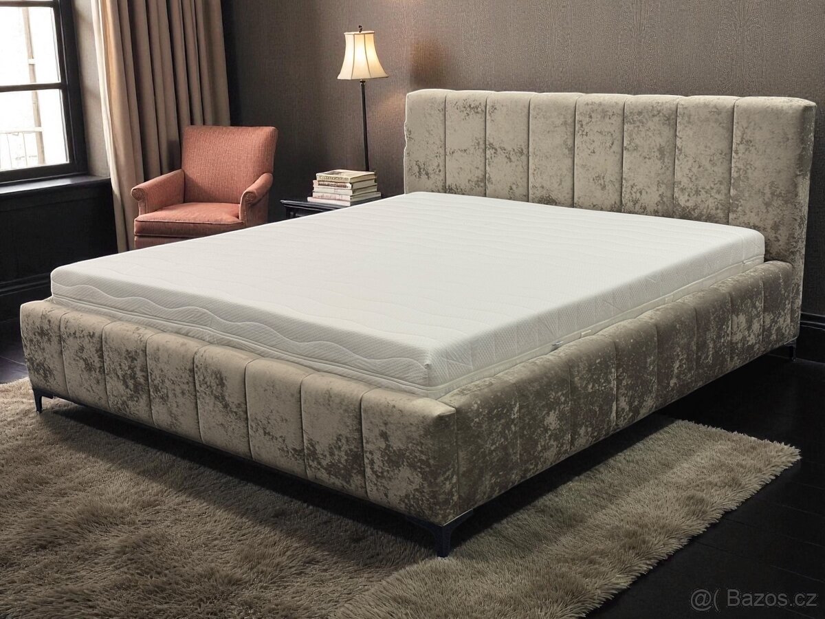 Manželská postel 180/200 a 160/200 úplně nové .