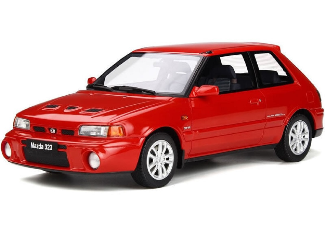 Model 1:18 Mazda 323 GTR 1992 red Otto-models