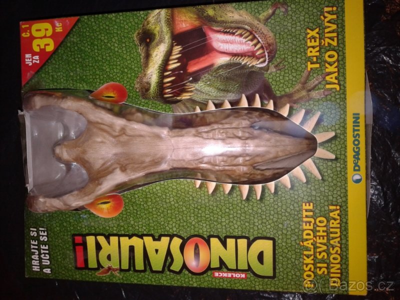 DeAgostini, T-Rex, 1. část, nerozbalená.
