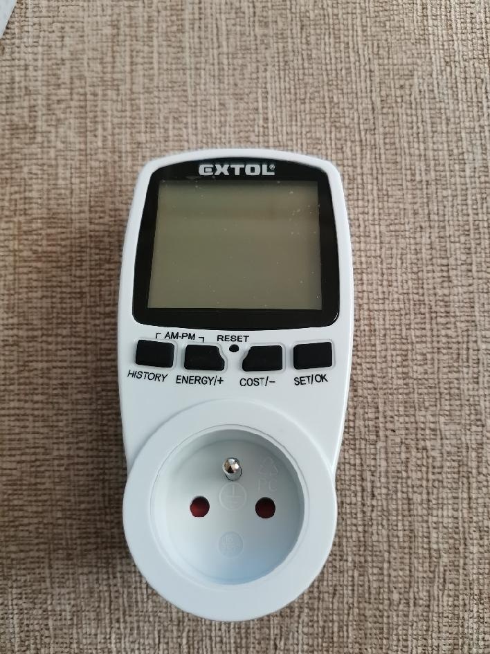 Měřič spotřeby el. energie - wattmetr, kW, kWh, V, A, Hz