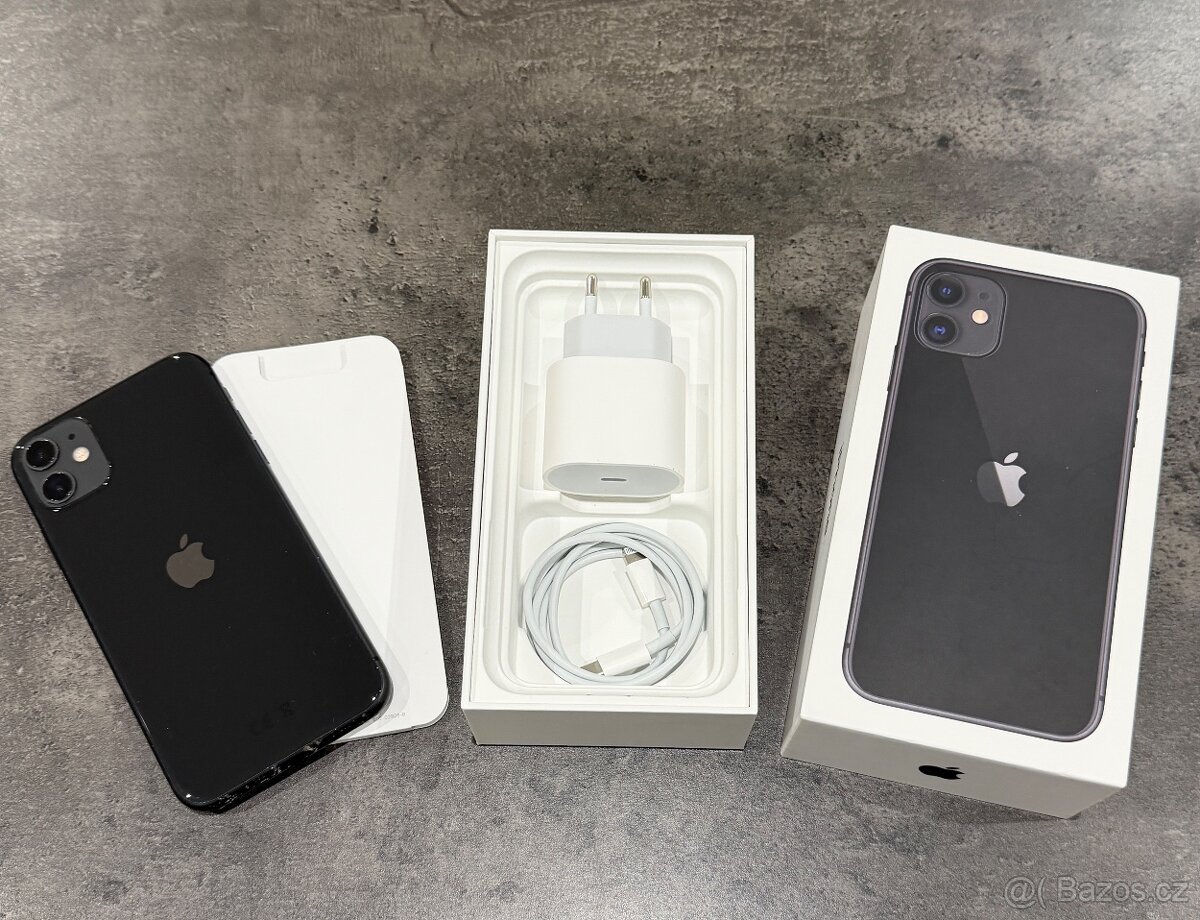Apple iPhone 11 64GB Black, CZ distribuce