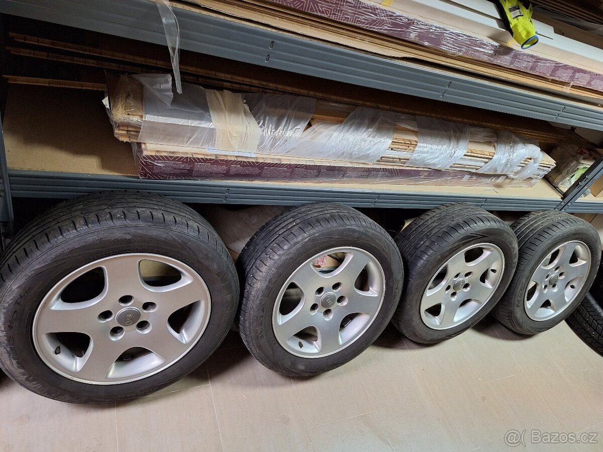 Alu kola 5x112 215/55r16 Letní
