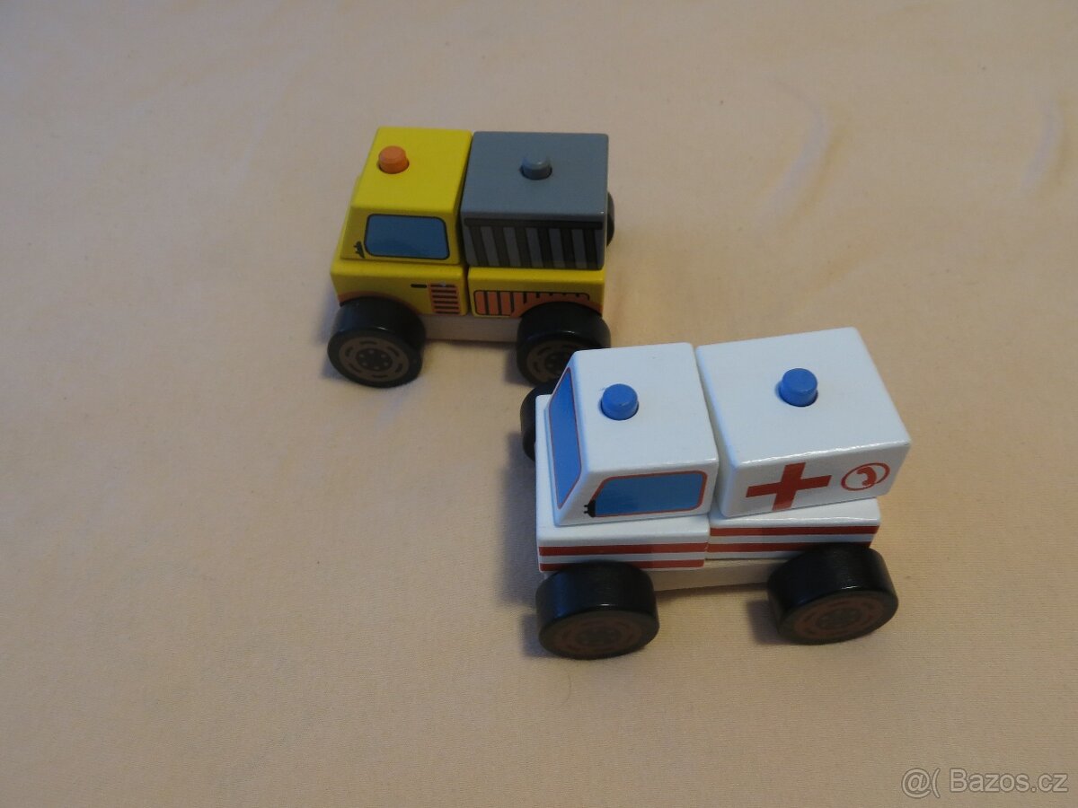 dřevěná skládací auta