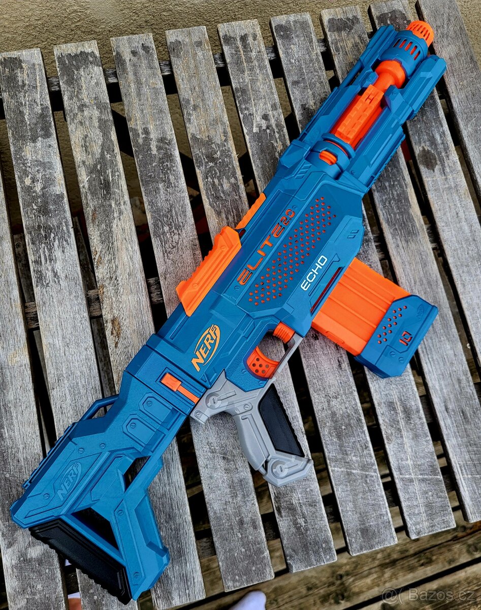 NERF Elite 2.0 Echo CS-10 Blaster Excellent Working Conditio