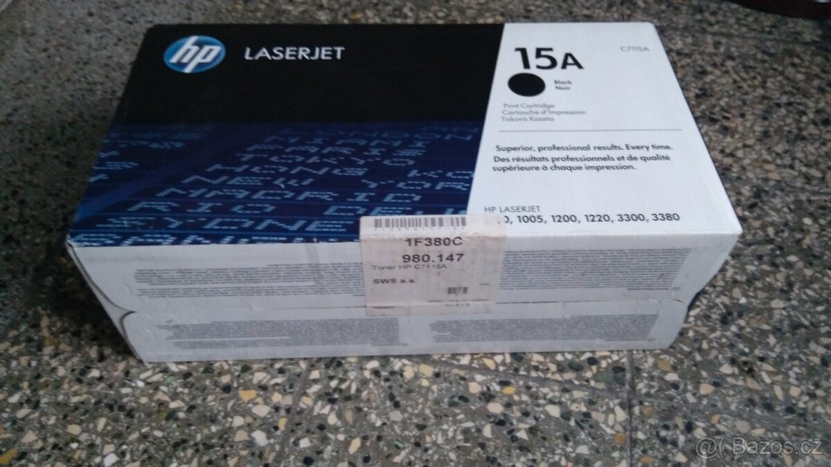 Originální toner pro HP Laserjet
