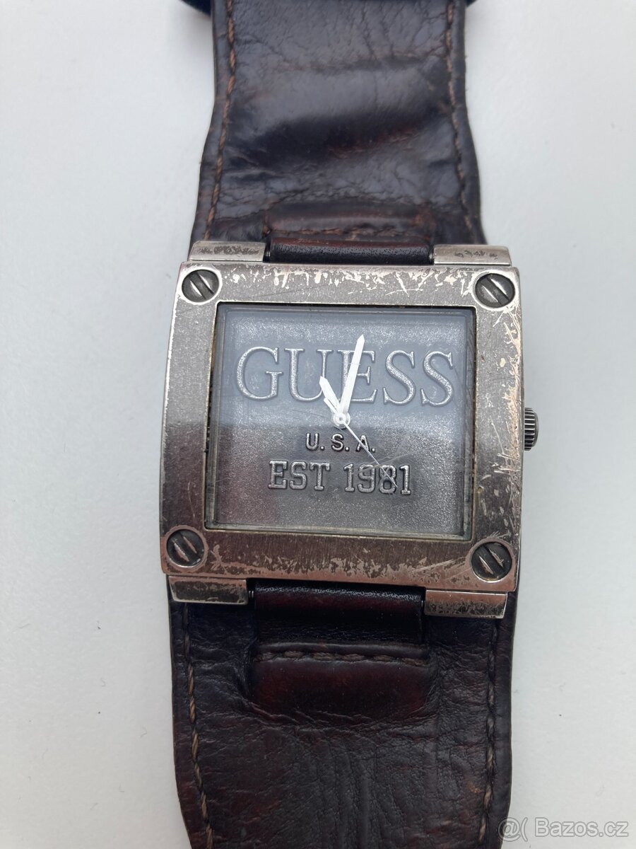 Kožené hodinky Guess originál.