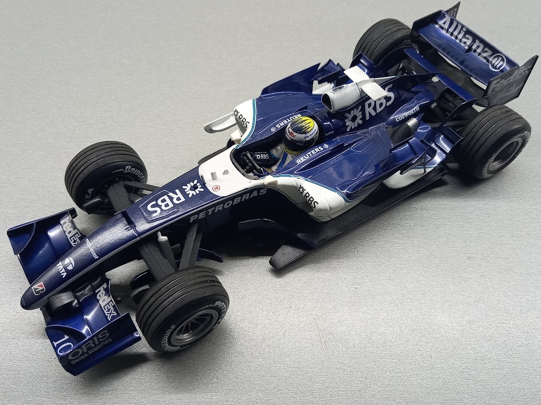 F1 WILLIAMS COSWORTH FW28 NICO ROSBERG HOTWHEELS 1:18