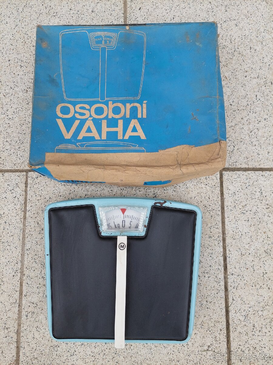 Retro osobni vaha -vyroba 1973