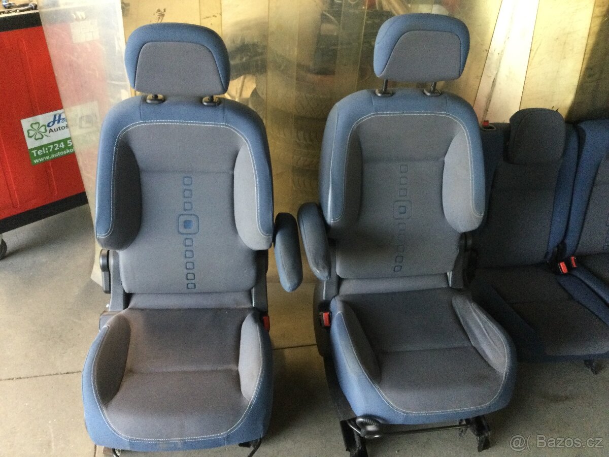 Citroen Berlingo - 3x sada sedadel. Model 2011
