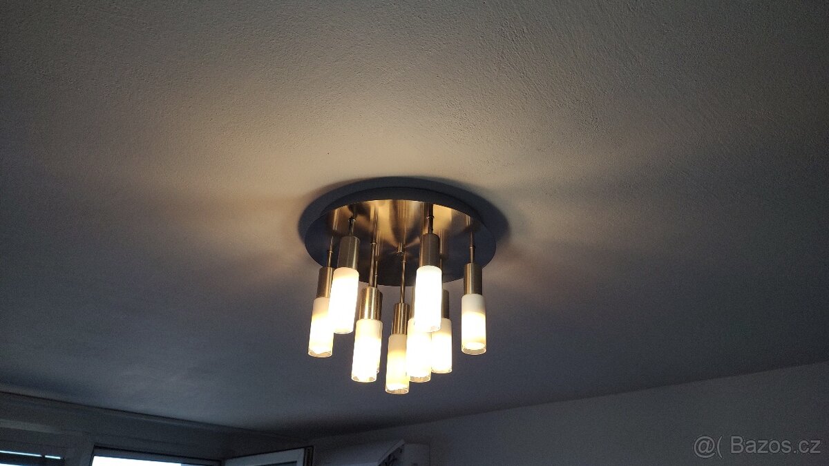 Prodám nerezové stropní světlo na žárovky E14