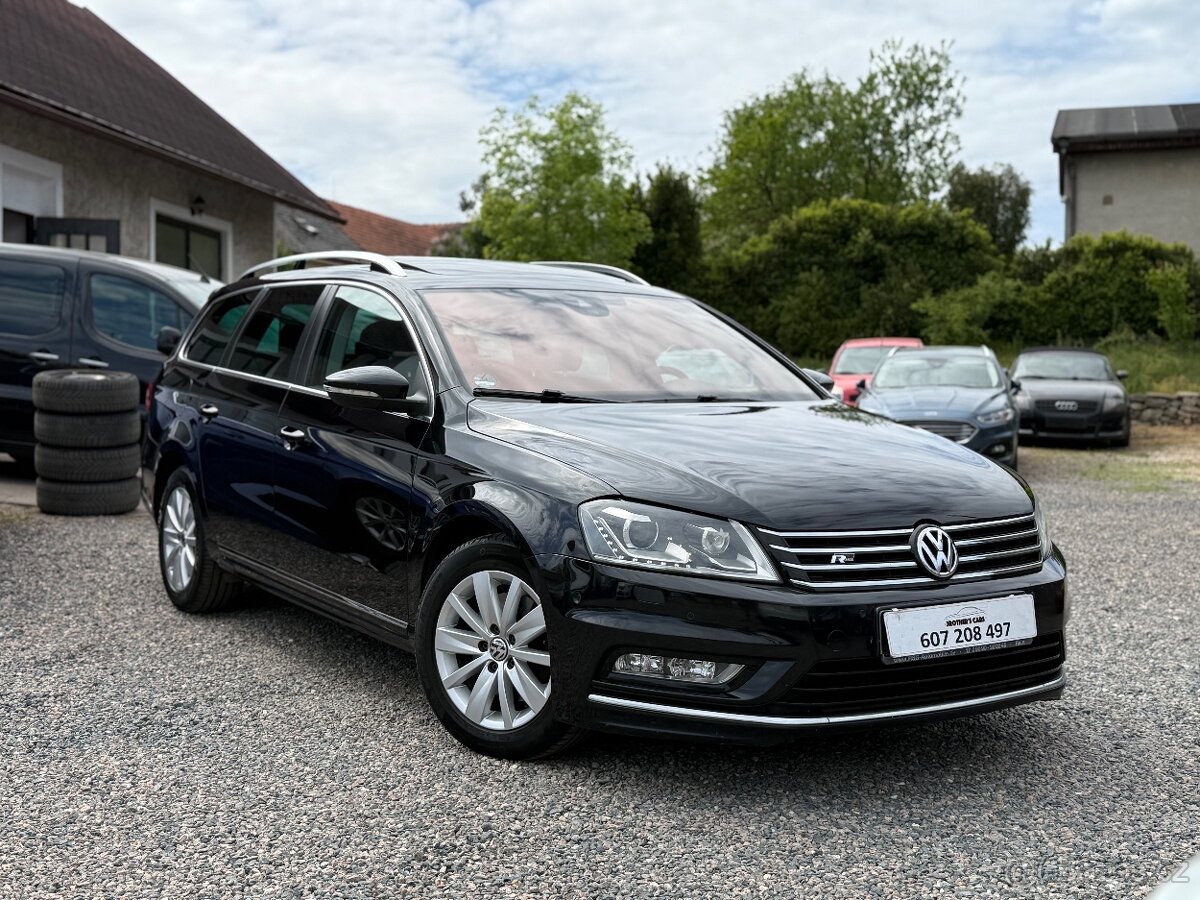 VW Passat B7 2.0tdi 2013 R-LINE (tažné-Navi-pano) combi