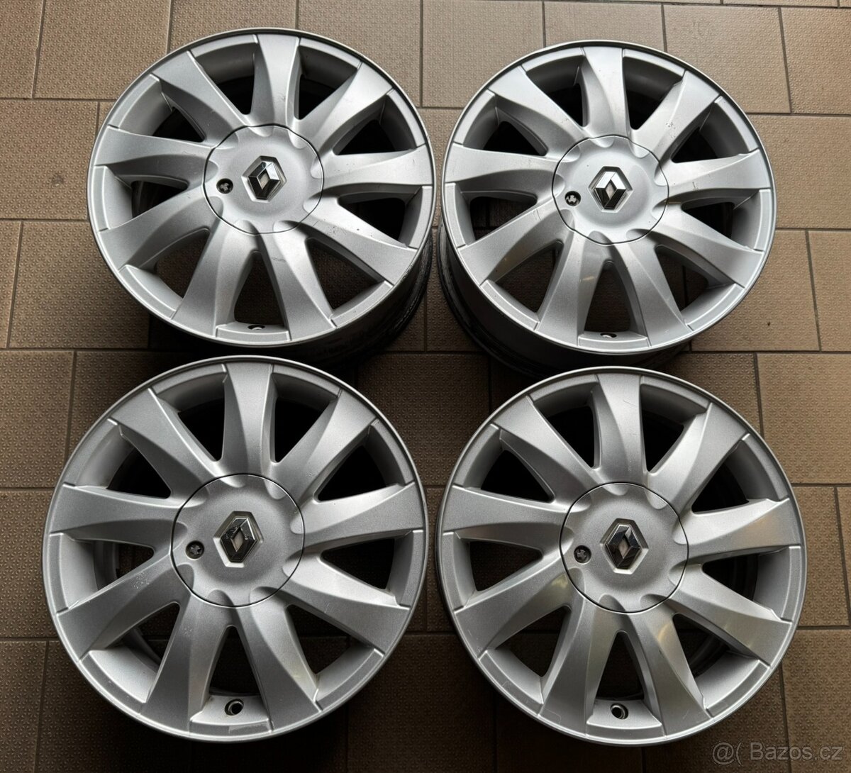 originální alu kola Renault 16", rozteč 4x100 ET49