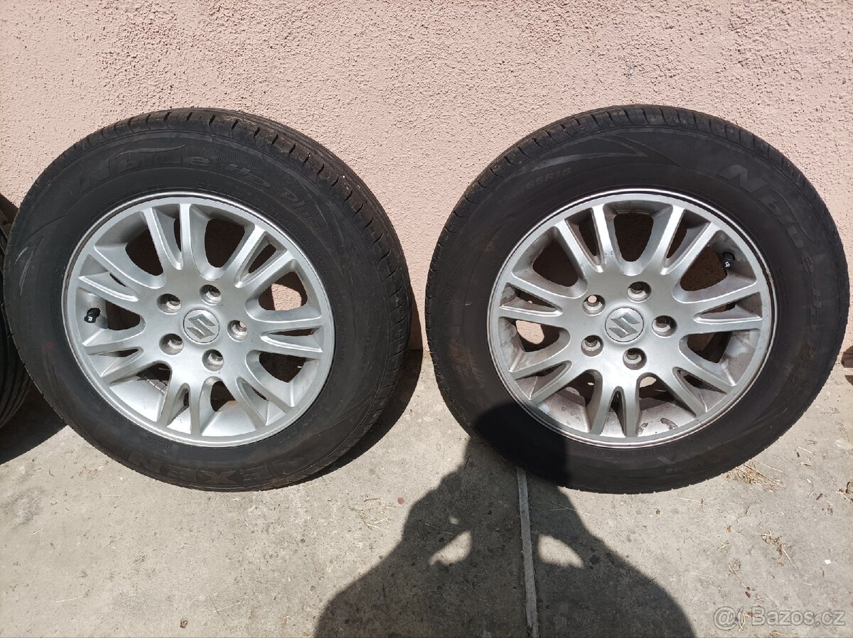 Lité disky 15" + pneu Nexen 195/65 R15 Suzuki
