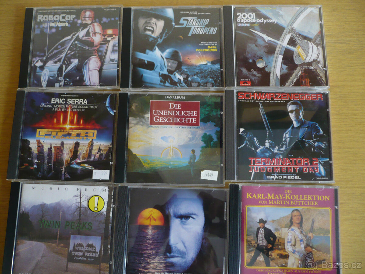 Rozprodávám sbírku soundtracků VII. směs...
