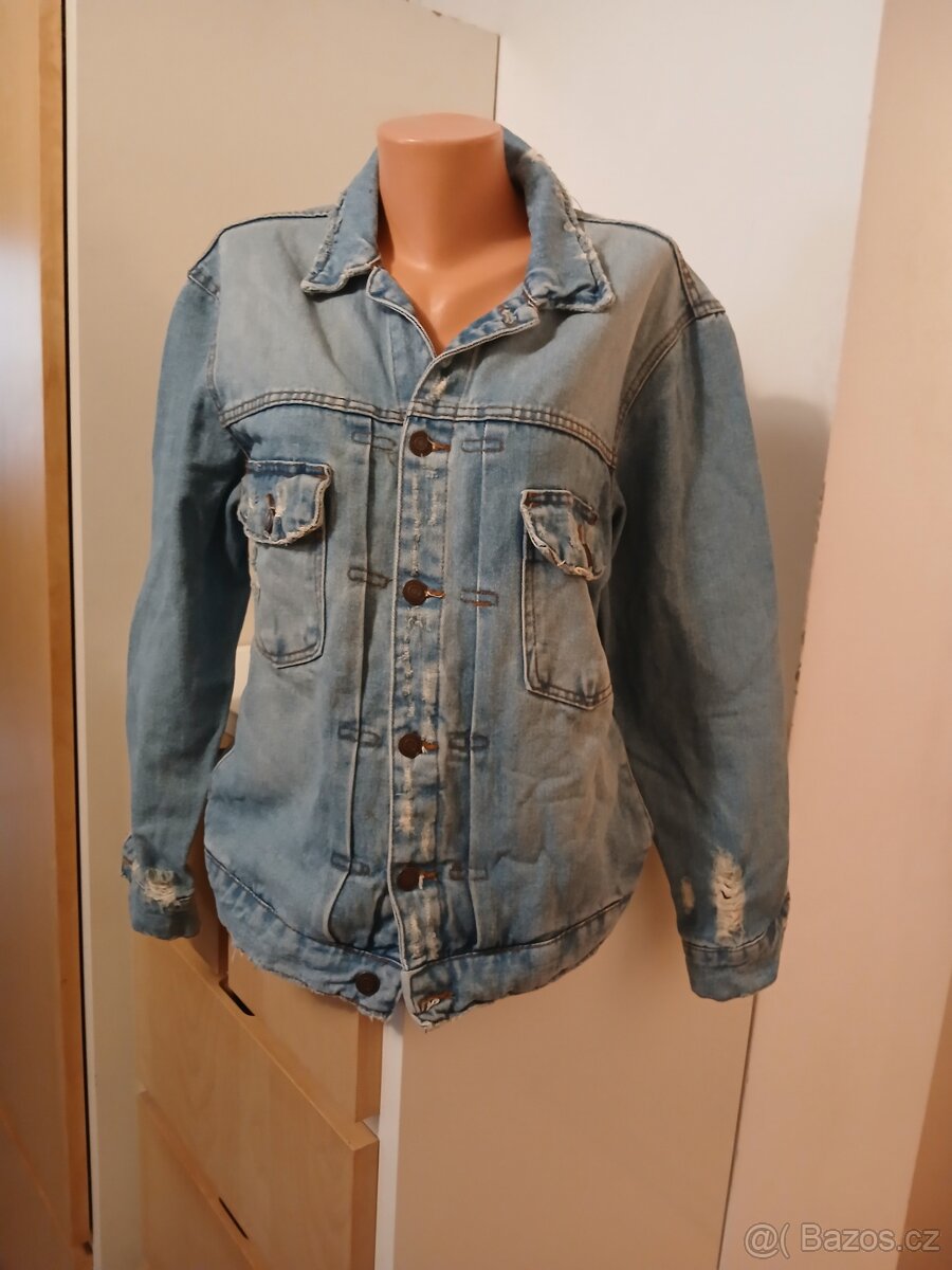 Pánská džínová bunda Pull & Bear vel. S - M - L