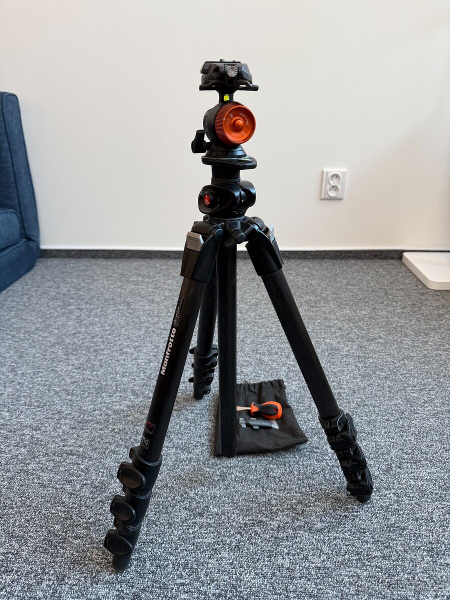 Stativ Manfrotto 055CXPRO4 + hlava Gitzo GH1781QR