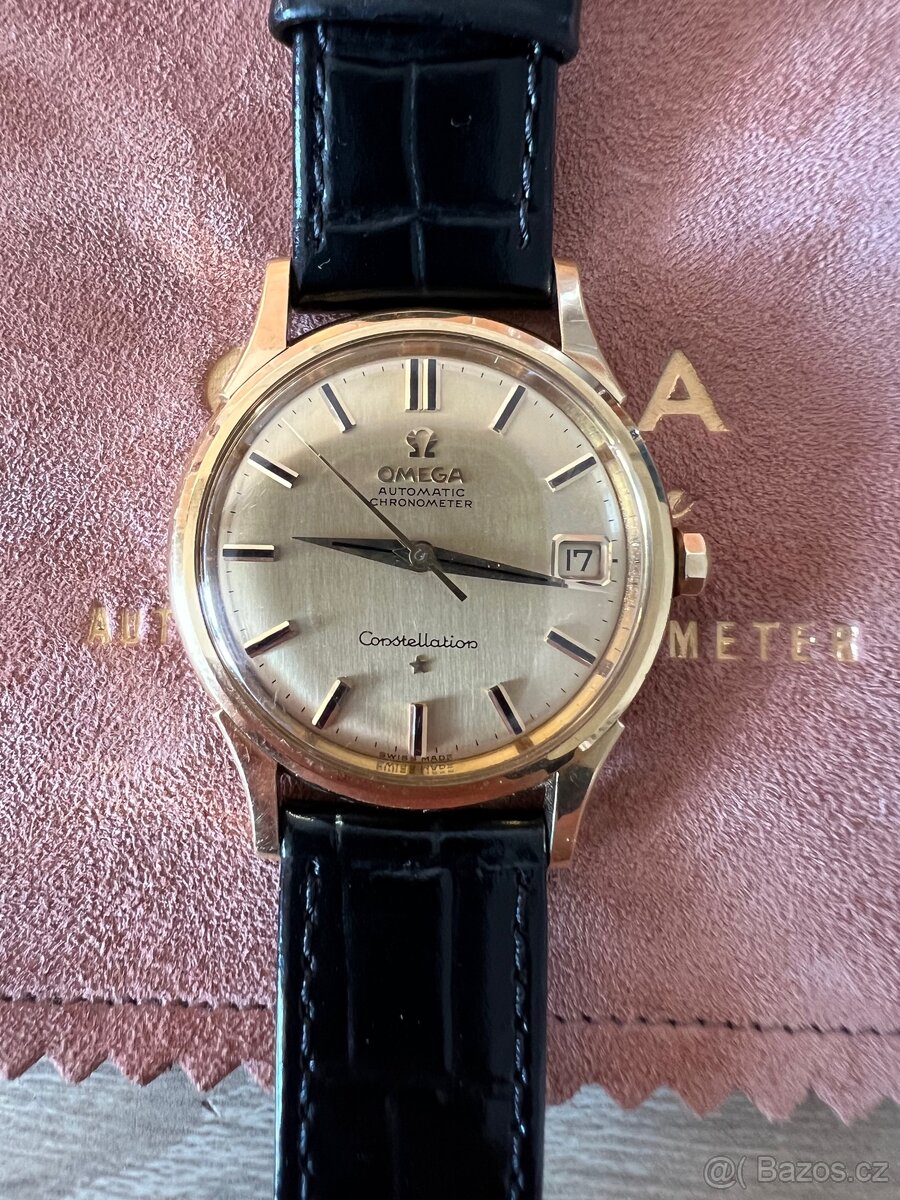 Vintage hodinky Omega Constellation 18K zlato