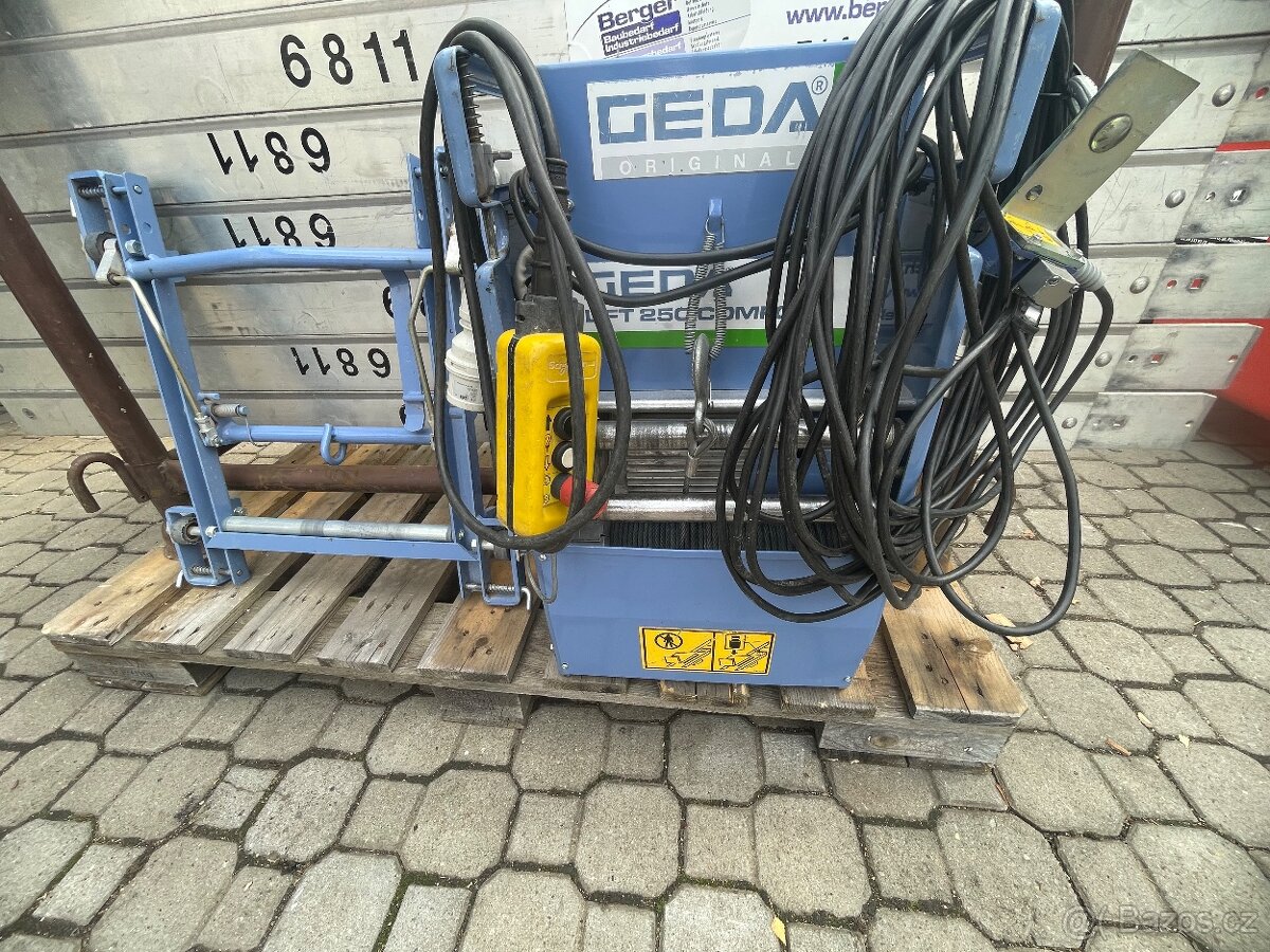Stavební Výtah Geda comfort 250 kg .