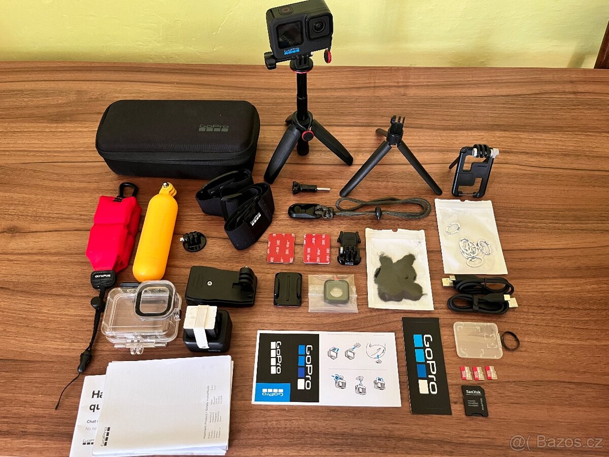 GoPro HERO 10 + bohaté příslušenství