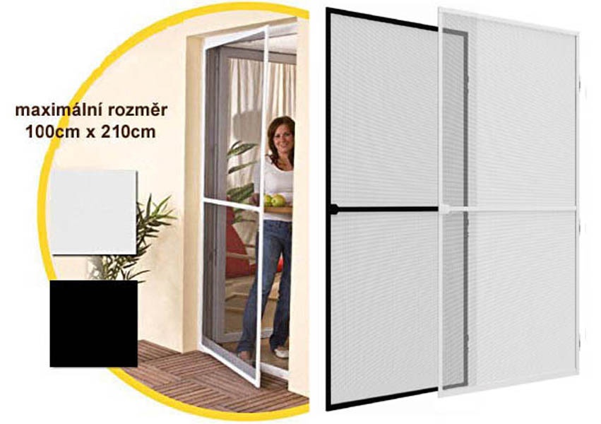 Síť do dveří proti hmyzu - materiál hliník - nová ,nepoužitá