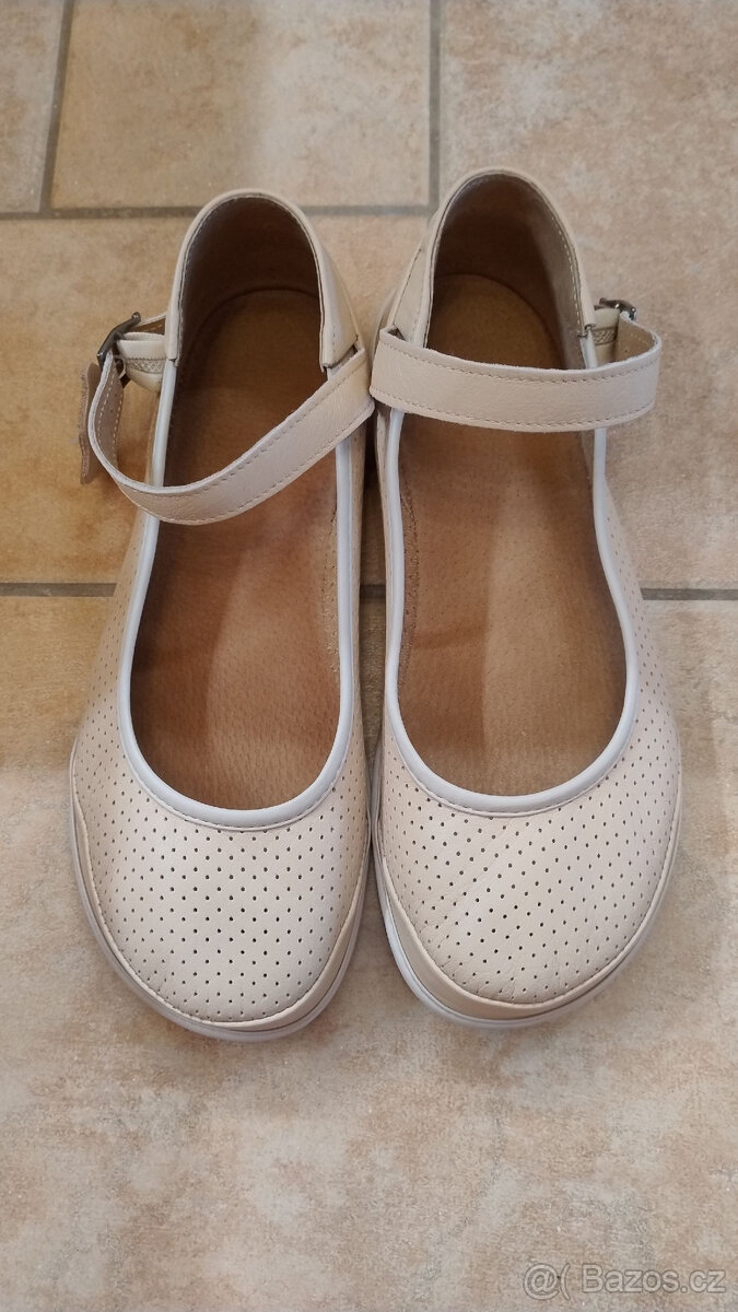 nové barefoof baleríny Emma béžové vel. 42