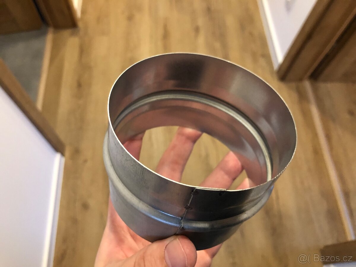 Kovová vnitřní spojka potrubí 125 mm