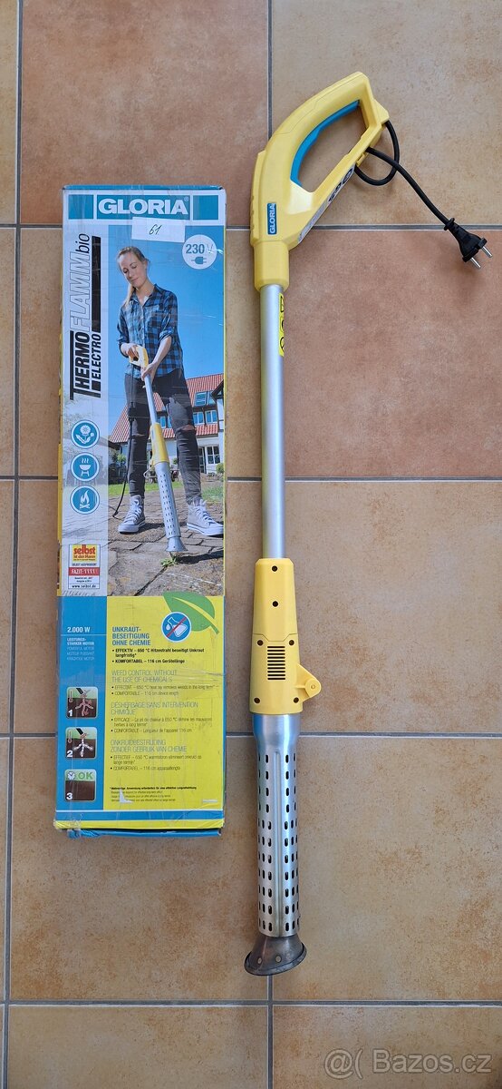 Zánovní el. vypalovač plevele