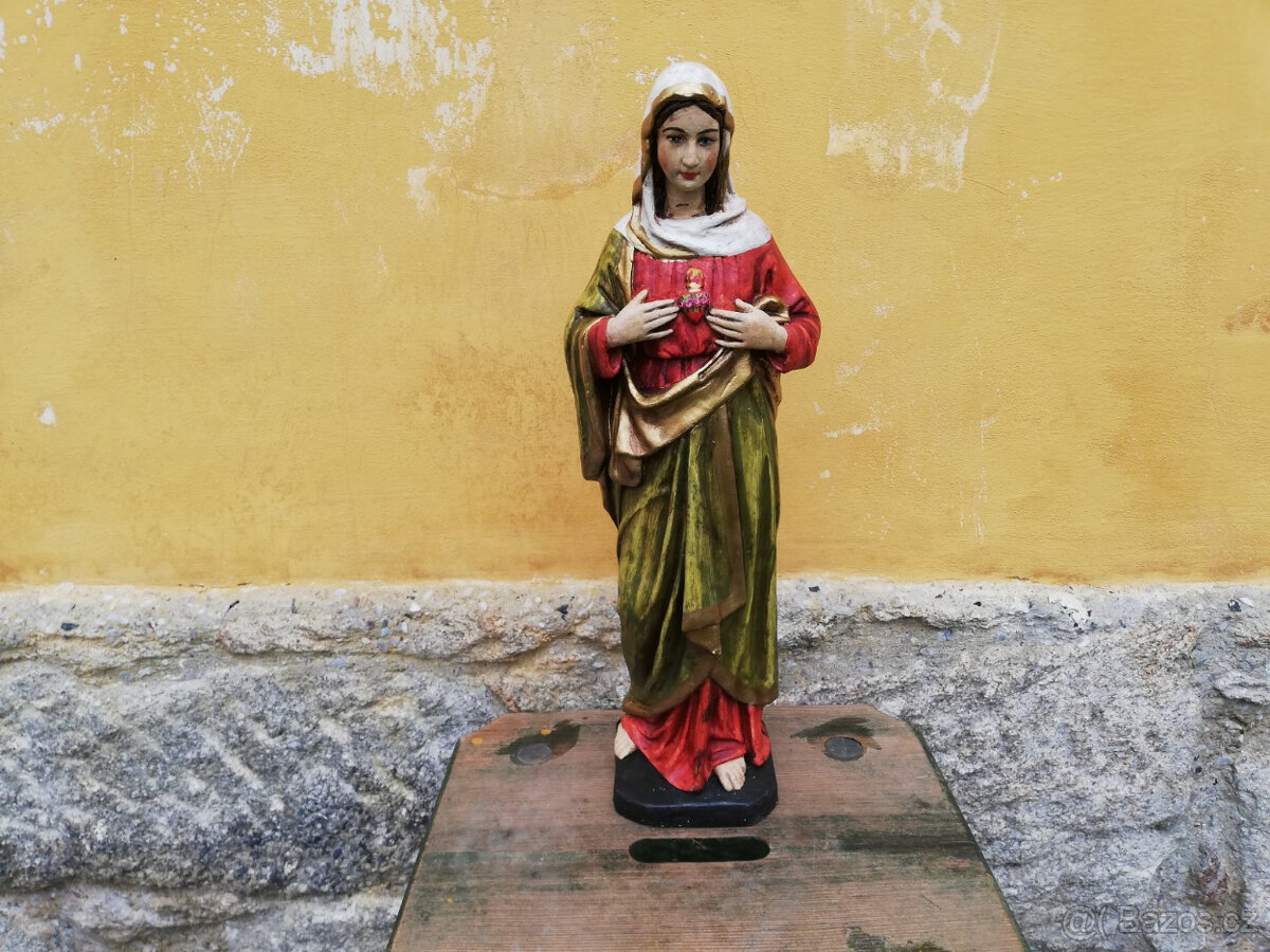 Panna Marie, madona,socha, velká soška 52 cm