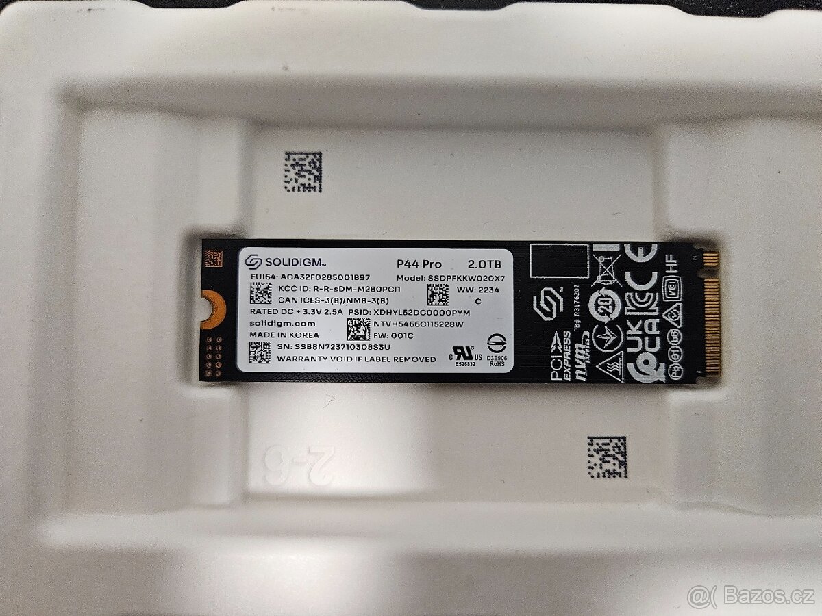 SSD Solidigm P44 Pro 2TB - použité