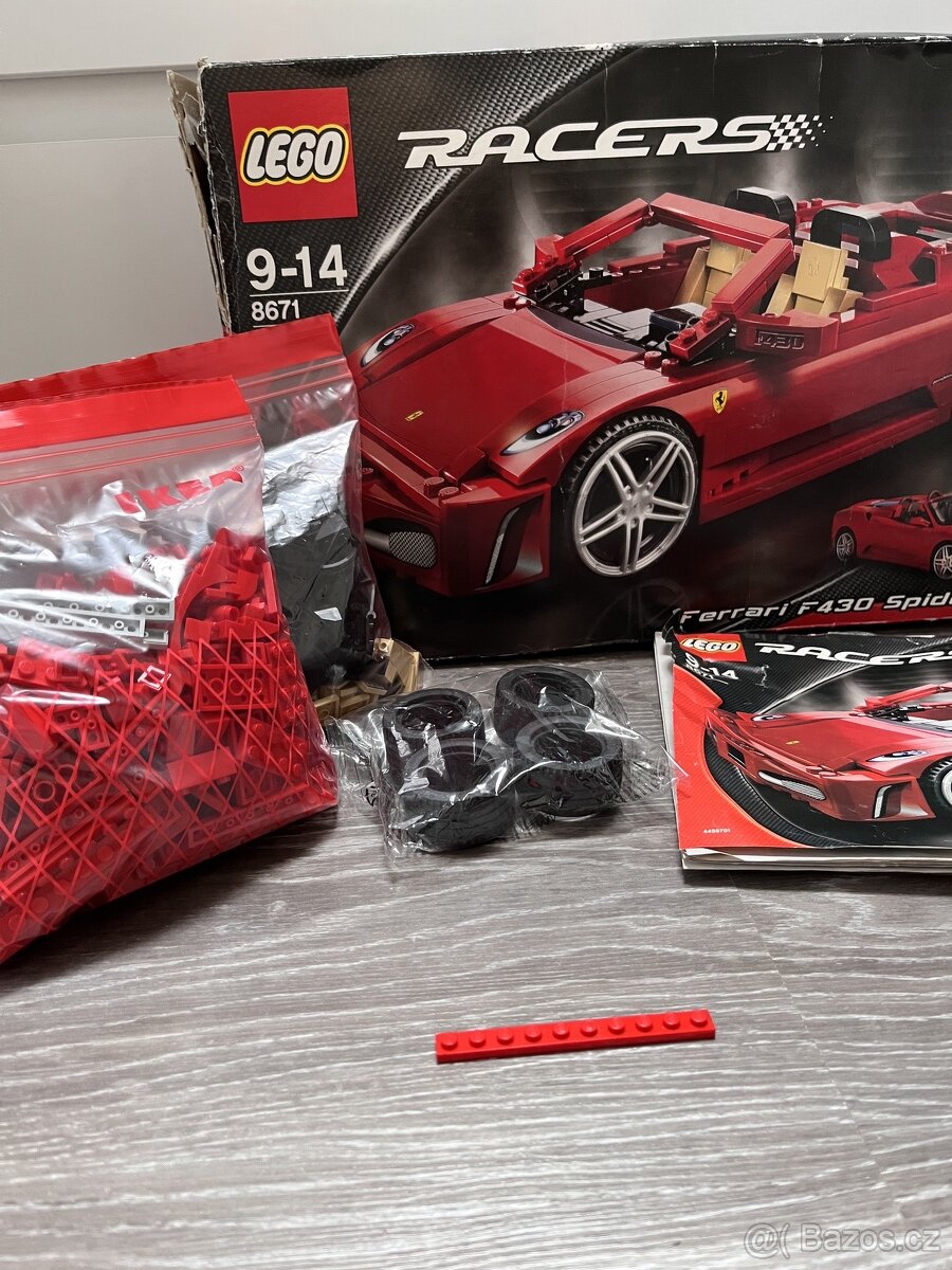 LEGO Racers (8671) Ferrari F430 Spider 1:17