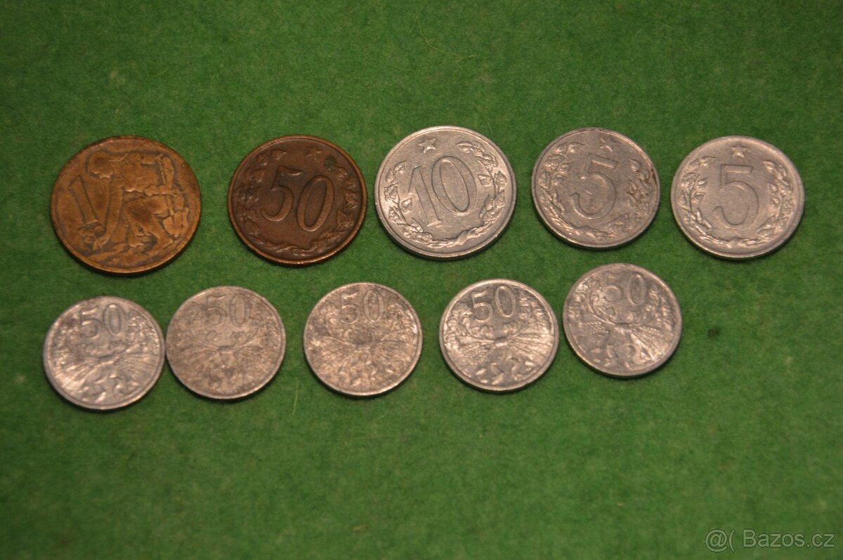 Staré Československé mince