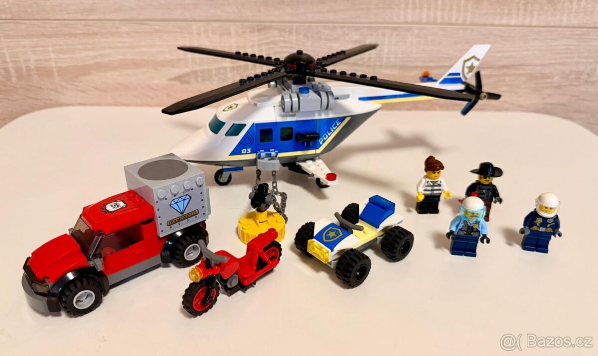 Lego City 60243 Pronásledování policejní helikoptérou