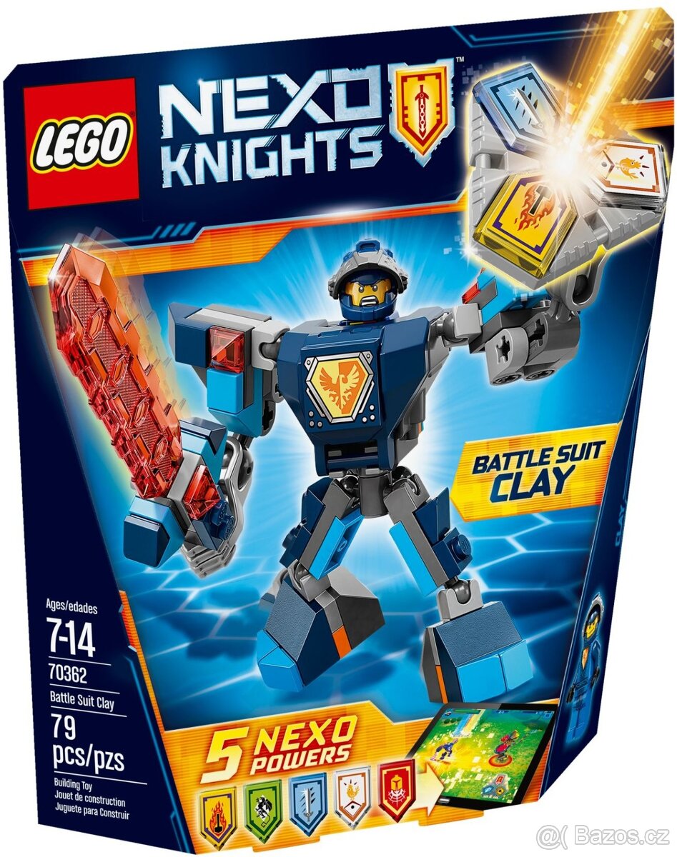 LEGO Nexo Knights 70362 Clay v bojovém obleku