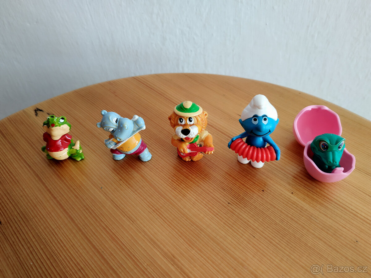 Retro figurky z Kinder vajíčka
