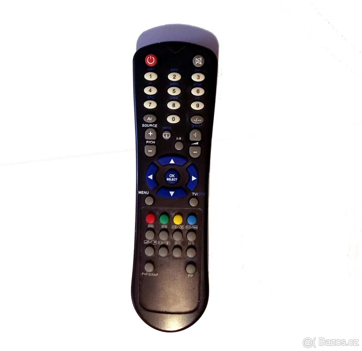 Dálkový ovladač pro televize Clatronic.