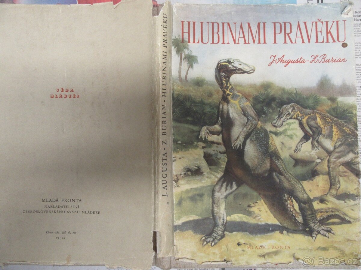 Hlubinami pravěku - J. Augusta a Z. Burian, 1956