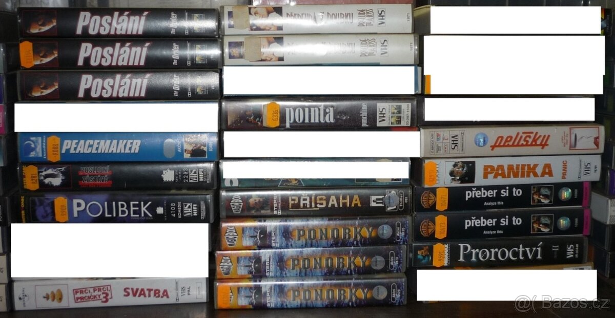 VHS - prodám videokazety-
