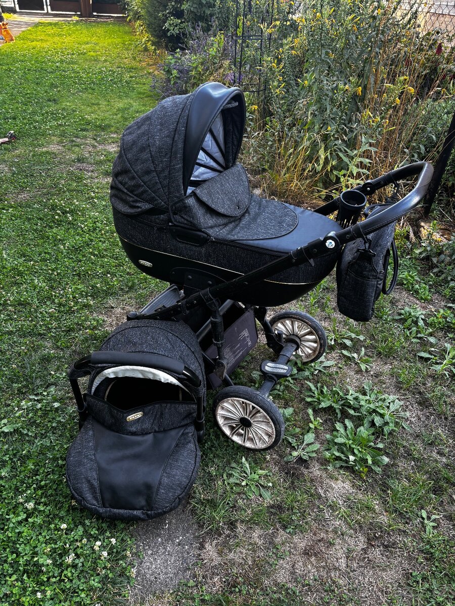 Hluboký kočárek adbor+autosedačka