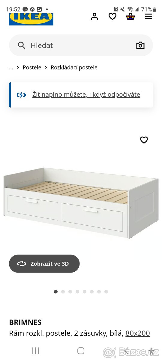 Rozkladací postel