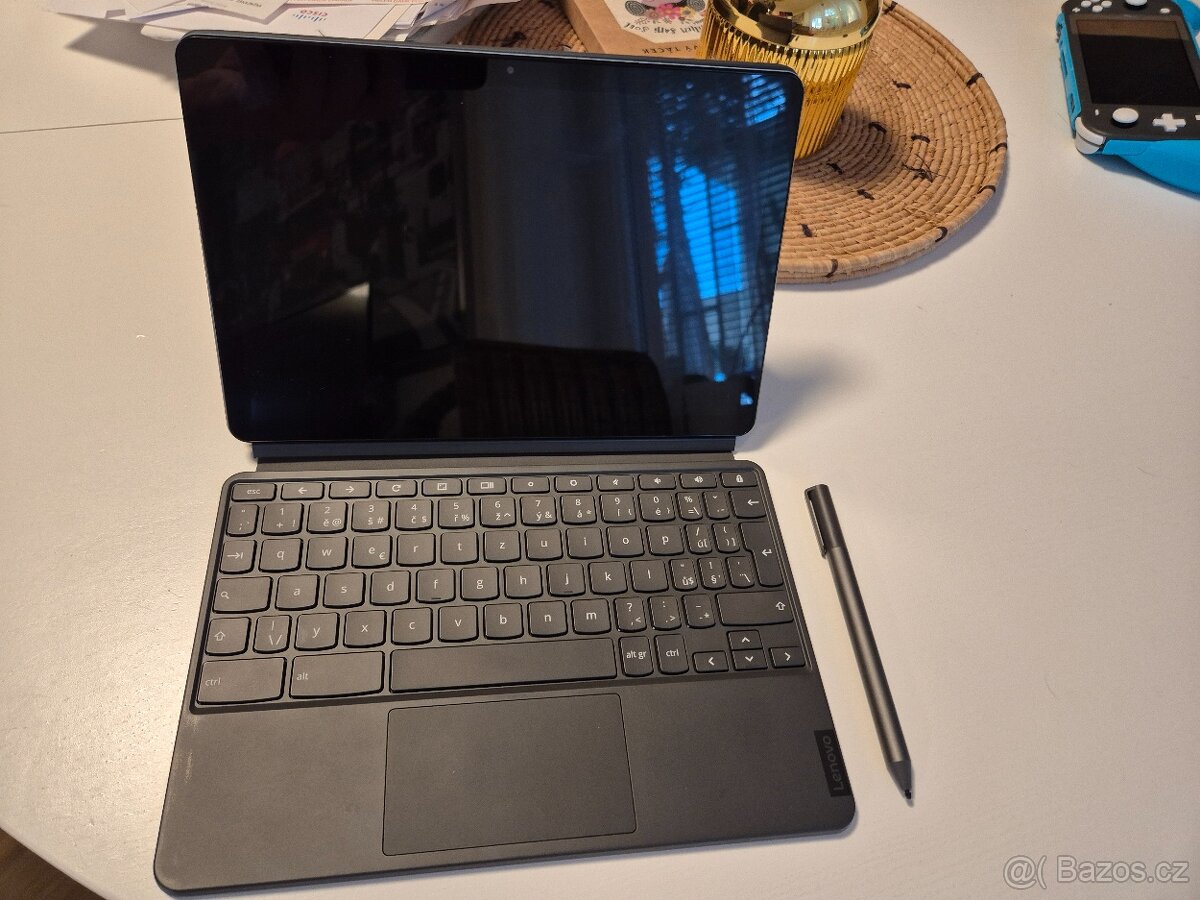 Lenovo IdeaPad Duet Chromebook Ice Blue kovový + aktivní sty