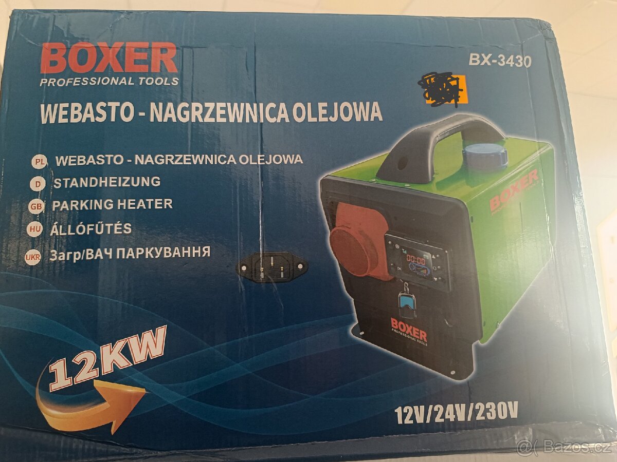 Naftové topení 12kW bufík