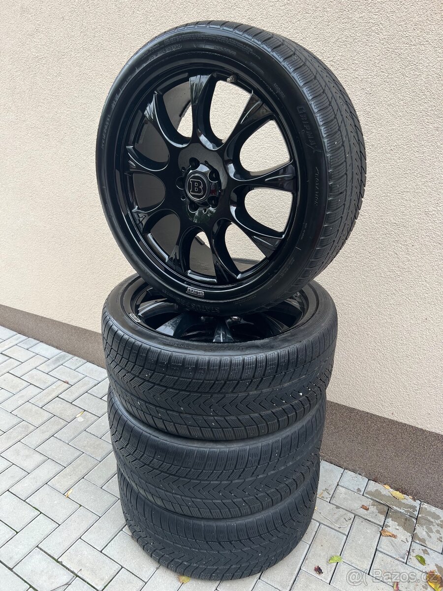 Originál ALU KOLA BRABUS MERCEDES 5x112 r22 nové zimní pneu